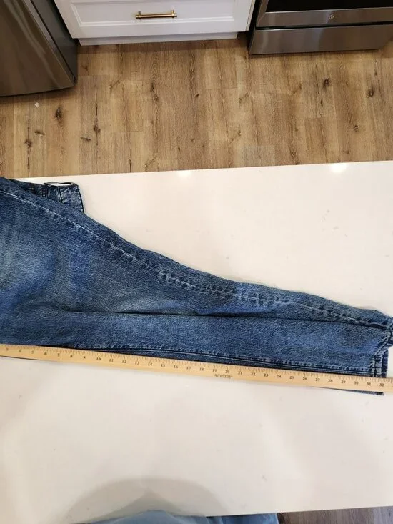 Lucky Brand 363 Cotton Linen Vintage Straight Denim Blue Jeans Men's Size 36x32 - Picture 13 of 15